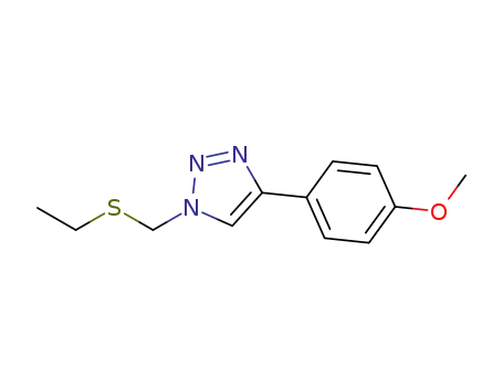 1-((ethylthio)methyl)-4-(4-methoxyphenyl)-1H-1,2,3-triazole