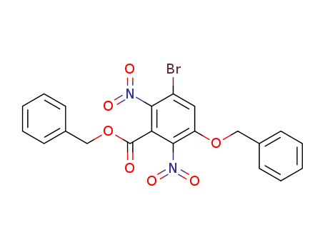 3-BROMO-5-BENZYLOXY-2,6-DINITROBENZOIC ACID BENZYL ESTER