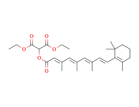 diethyl 2-(((2E,4E,6E,8E)-3,7-dimethyl-9-(2,6,6-trimethylcyclohex-1-en-1-yl)nona-2,4,6,8-tetraenoyl)oxy)malonate