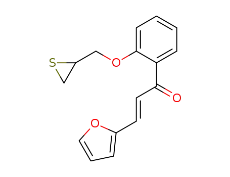 (E)-3-(furan-2-yl)-1-(2-(thiiran-2-ylmethoxy)phenyl)prop-2-en-1-one