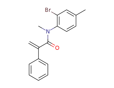 N-(2-bromo-4-methylphenyl)-N-methyl-2-phenylacrylamide