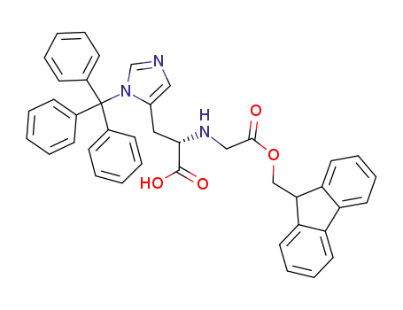N-9-fluorenylmethyloxycarbonyl-N-trityl-L-histidine