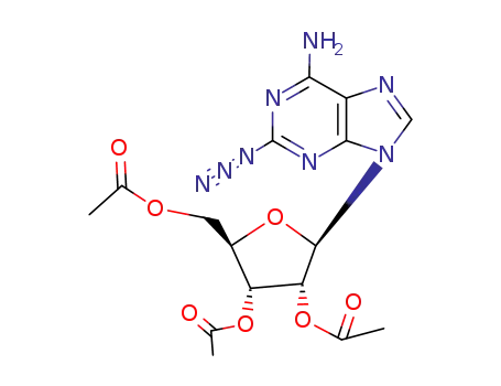 2-azido-9-(2,3,5-tri-O-acetyl-β-D-ribofuranosyl)-9H-purin-6-amine