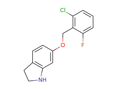 6-((2-chloro-6-fluorobenzyl)oxy)indoline