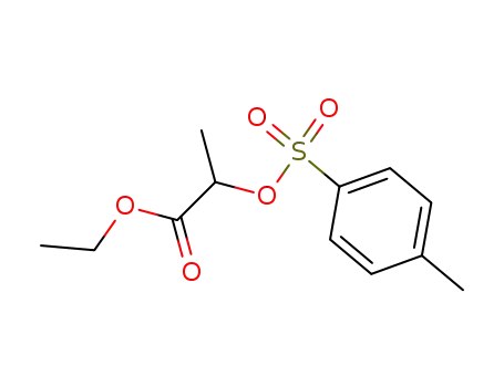 Molecular Structure of 33798-77-5 ((S)-2-(TOLUENE-4-SULFONYLOXY)-PROPIONIC ACID ETHYL ESTER)