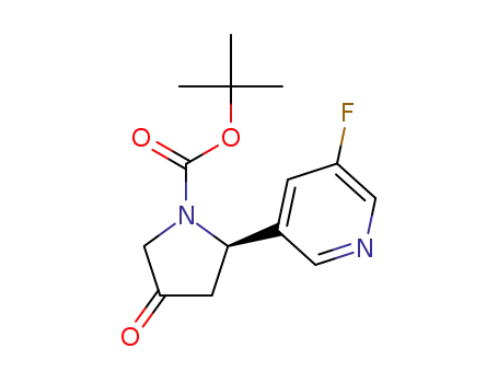 tert-butyl (R)-2-(5-fluoropyridin-3-yl)-4-oxopyrrolidine-1-carboxylate