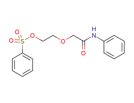 2-(2-((benzenesulfonyl)oxy)ethoxy)-N-phenylacetamide