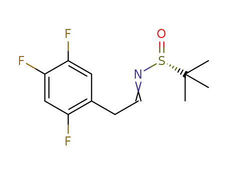 (R)-2-methyl-N-(2-(2,4,5-trifluorophenyl)ethylidene)propane-2-sulfinamide