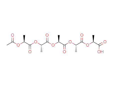 (S)-2-((S)-2-{(S)-2-[(S)-2-((S)-2-acetoxypropionyloxy)propionyloxy]propionyloxy}propionyloxy)propionic acid