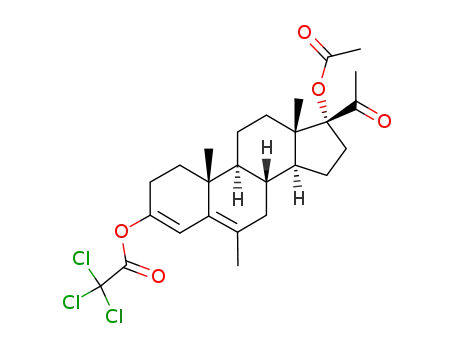 17α-Acetoxy-3-trichloracetoxy-6-methyl-Δ3,5-pregnadien-20-on
