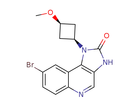8-bromo-1-(cis-3-methoxycyclobutyl)-3H-imidazo[4,5-c]quinolin-2-one