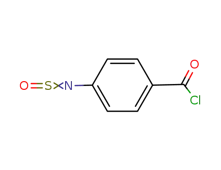 Molecular Structure of 24537-25-5 (Benzoyl chloride, 4-(sulfinylamino)-)
