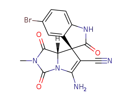 (trans-3,7a')-5'-amino-5-bromo-2'-methyl-1',2,3'-trioxo-1',2',3',7a'-tetrahydrospiro [indoline-3,7'-pyrrolo[1,2-c]imidazole]-6'-carbonitrile