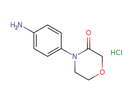 4-(4-aminophenyl)-3-morpholinone hydrochloride