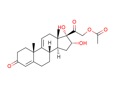 Pregna-4,9(11)-diene-3,20-dione,21-(acetyloxy)-16,17-dihydroxy-, (16a)- (9CI)