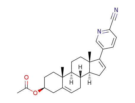 (3S,8R,9S,10R,13S,14S)-17-(6-cyanopyridin-3-yl)-10,13-dimethyl-2,3,4,7,8,9,10,11,12,13,14,15-dodecahydro-1H-cyclopenta[a]phenanthren-3-yl acetate