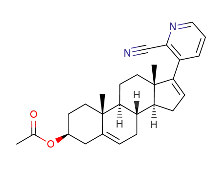 (3S,8R,9S,10R,13S,14S)-17-(2-cyanopyridin-3-yl)-10,13-dimethyl-2,3,4,7,8,9,10,11,12,13,14,15-dodecahydro-1H-cyclopenta[a]phenanthren-3-ylacetate