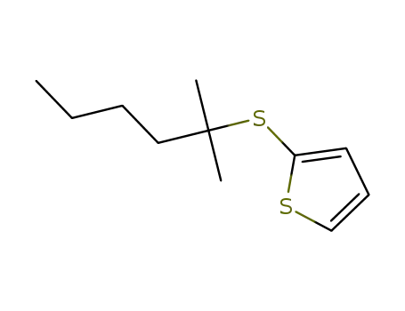 2-[(2-methylhex-2-yl)thio]thiophene