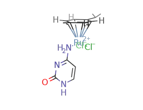 [Ru(η6-p-cymene)(cytosine-κN4)Cl2]