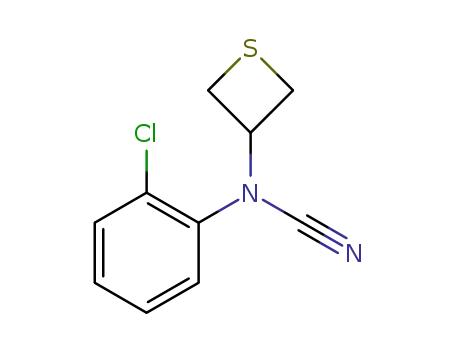 N-(2-chlorophenyl)-N-(thietan-3-yl)cyanamide