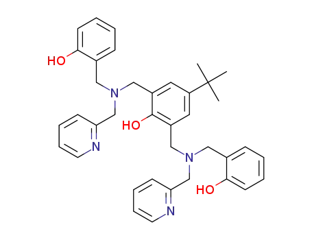 2,6-bis{[(2-hydroxybenzyl)(2-pyridylmethyl)amino]methyl}-4-t-butylphenol