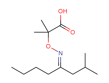 (E)-2-methyl-2-(((2-methyloctan-4-ylidene)amino)oxy)propanoic acid