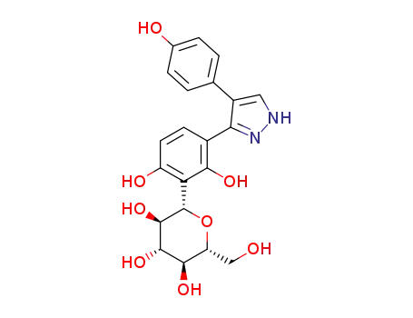 3-(2,4-dihydroxy-3-C-β-D-glucosylphenyl)-4-(4-dihydroxyphenyl)-1H-pyrazole