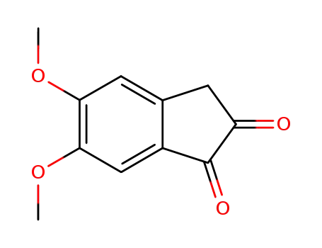 Molecular Structure of 42337-64-4 (5,6-dimethoxy-1,2-indanedione)