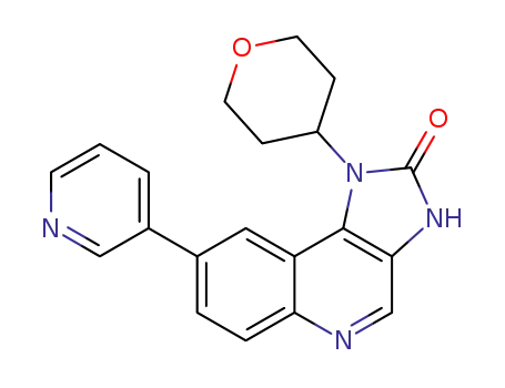 8-(pyridin-3-yl)-1-(tetrahydro-2H-pyran-4-yl)-1H-imidazo[4,5-c]quinolin-2(3H)-one