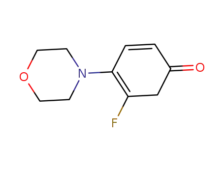 1-oxo-3-fluoro-4-(4-morpholinyl)benzene