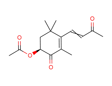 (4S)-4-acetoxy-3-oxo-1-(3-oxo-1-butenyl)-2,6,6-trimethyl-1-cyclohexene