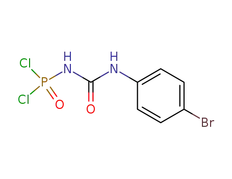 Molecular Structure of 86623-97-4 (Phosphoramidic dichloride, [[(4-bromophenyl)amino]carbonyl]-)