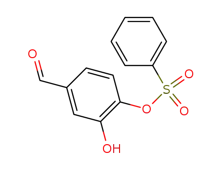 4-benzenesulfonyloxy-3-hydroxy-benzaldehyde