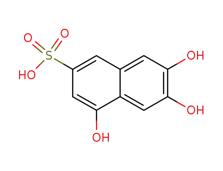 Molecular Structure of 6357-98-8 (2-Naphthalenesulfonic acid, 4,6,7-trihydroxy-)