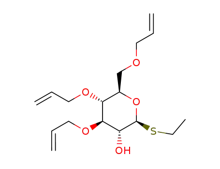 ethyl 3,4,6-tri-O-allyl-1-thio-β-D-glucopyranoside