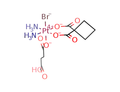 cis,trans,cis-[Pt(cyclobutane-1,1-dicarboxylato)(succinato)(Br)(NH3)2]