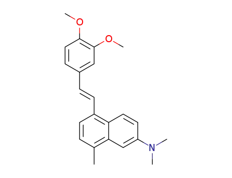 (E)-5-(3,4-dimethoxystyryl)-N,N,8-trimethylnaphthalen-2-amine