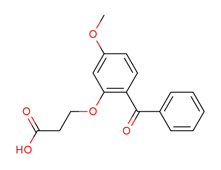 3-(2-benzoyl-5-methoxy-phenoxy)-propionic acid