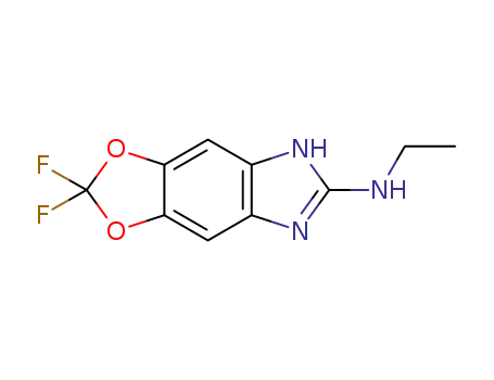 N-ethyl-2,2-difluoro-5H-[1,3]dioxolo[4',5':4,5]benzo[1,2-d]imidazol-6-amine