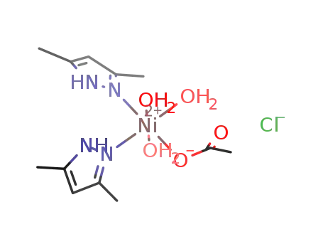 [Ni(3,5-dimethylpyrazole)2(CH3COO)(H2O)3]Cl