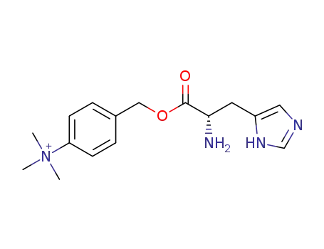 4-(((L-histidyl)oxy)methyl)-N,N,N-trimethylbenzenaminium