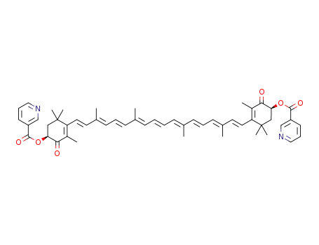 4,4'-dioxo-β,β-carotene-3,3'-diyl di(pyridine-3-carboxylate)