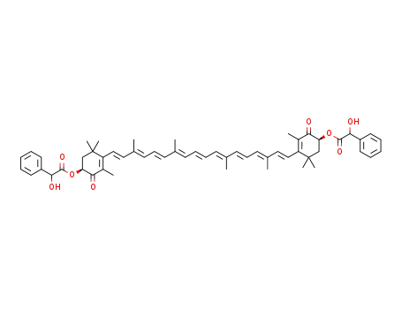 4,4'-dioxo-β,β-carotene-3,3'-diyl di(2-hydroxy-2-phenylethanoate)