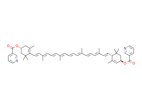 β,ε-carotene-3,3'-diyl di(pyridine-3-carboxylate)
