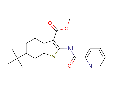 methyl 6-(tert-butyl)-2-(picolinamido)-4,5,6,7-tetrahydrobenzo[b]thiophene-3-carboxylate