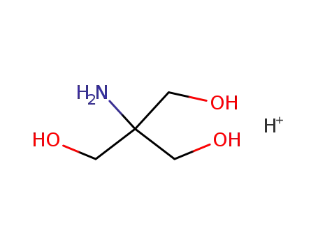 Protonated tris(hydroxymethyl)aminoamethane