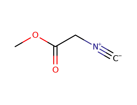 Molecular Structure of 39687-95-1 (METHYL ISOCYANOACETATE)