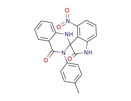 -nitro-3'-(p-tolyl)-1'H-spiro[indoline-3,2'-quinazoline]-2,4'(3'H)-dione
