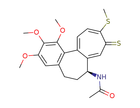 (-)-N-5,6,7,10-tetrahydro-1,2,3-trimethoxy-10-thiomethyl-9-thiobenzoheptalene-7-yl-(S)-acetamide