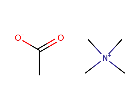 Molecular Structure of 10581-12-1 (Tetramethylammonium acetate)